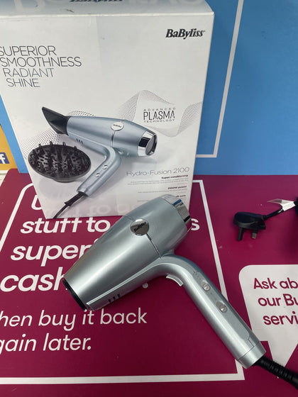 BABYLISS HYDRO-FUSION 2100 HAIRDRYER BOXED