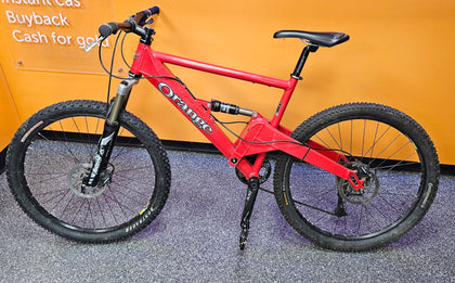 **Christmas Sale** Orange Racing Downhill Full Suspension Bike **Collection Only**