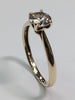 9CT GOLD RING WITH CZ STONES PRESTON SIZE N