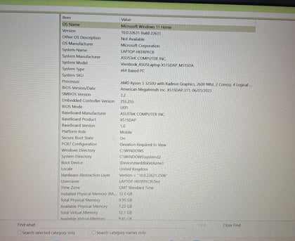 ASUS VivoBook X515DAP_M515DA
