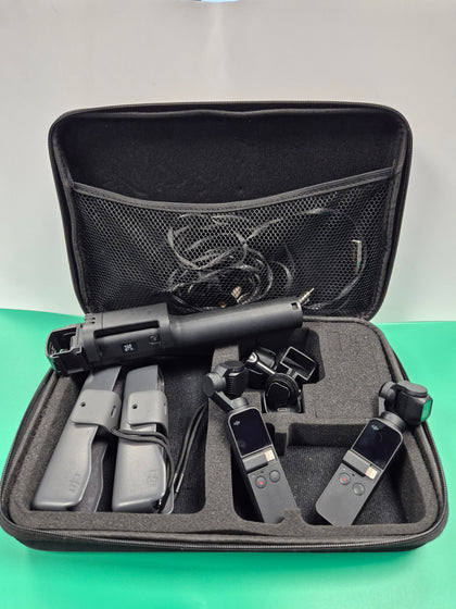DJI Osmo Ot110 set of 2 cameras and gimble with carry case and accessories
