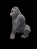 Extra Large Die-Cast Gorilla Ornament - Black - Brand New