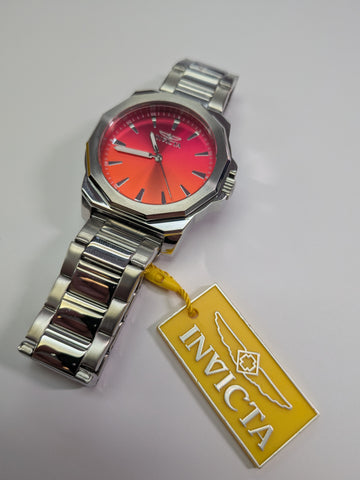 Gents Invicta Watch Silver Boxed With Tags