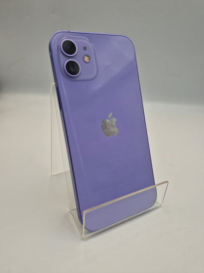 Apple iPhone 12 128GB purple smartphone unlocked unboxed 84% batt health