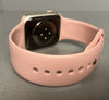 Apple Watch Series 8 (GPS + Cellular 45mm) Starlight Aluminium Case with Pink Sport Band
