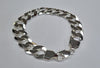 SILVER LARGE CURB BRACELET 9" ****BRAND NEW****