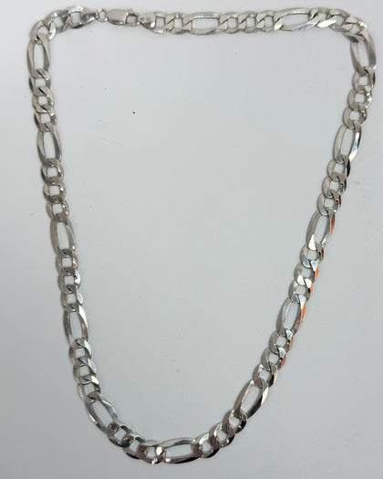 925 Silver Figaro Chain 22