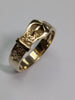 9ct gold buckle ring