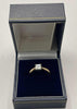 9ct Gold ring With Clear Stone