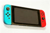 nintendo switch console red and blue joycons joy con
