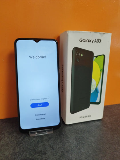 Samsung Galaxy A03 64GB Black Unlocked Android Smart Phone