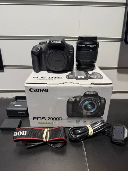 Canon EOS 2000D Black + 18-55mm IS II