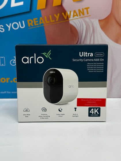 Arlo Ultra 3rd Gen 4K Security Camera add-on + Smart Hub