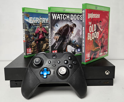 Microsoft Xbox One x 1TB, Console & 3 Games