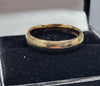 9CT - Yellow Gold Band Ring - 4.18g - Size O - Hallmarked