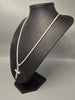 Silver 33.2G 925 CHAIN 24" with Cross Pendant