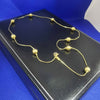 14K Gold Ball Necklace (585 Hallmarked & Tested) Weight:3.9 Grams, 16" Approx Length-- Box Included