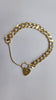 9ct Gold Padlock Bracelet