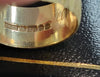 9ct Yellow Gold Patterned Band - Size L - 5.9G