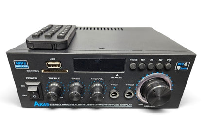 BT.C AK45 Stereo MP3 Amplifier with 2 x Bose Cube Speakers