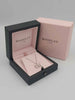 (18K Hallmarked&Tested), Boodles White Gold Necklace With M Pendant, 4.5G, 18" In Length