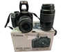 Canon Eos 1000d DSLR Camera & 2 x Lenses Boxed