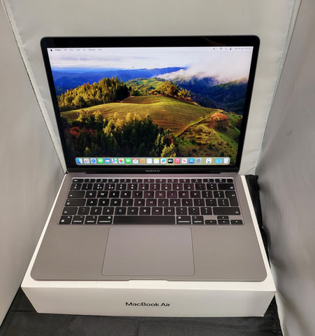 Apple MacBook Air 10,1 (2020), 8GB Ram, 256GB SSD, M1 (8-CPU 7-GPU), Space Grey