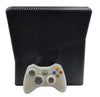 Microsoft Xbox 360 Slim 2010 Model Black with Xbox 360 Controller White