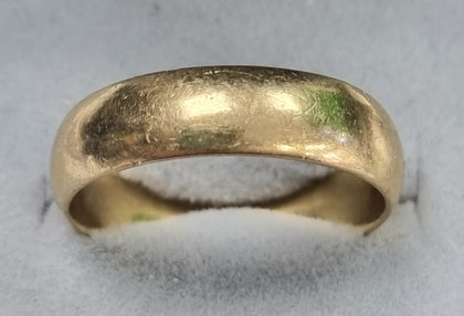 9ct Gold Ring Size S1/2