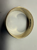 9ct gold band ring size M 1/2
