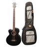 Gear4Music AB100 Left-handed Electro-acoustic Bass Guitar w/case COLLECTION ONLY