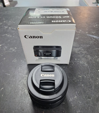 Canon EF 50mm f/1.8 STM Black Lens