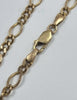 9ct Gold Figaro Chain 24"