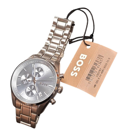 Boss Grand Tour Ladies Quartz Watch Blue + Silver**Boxed**