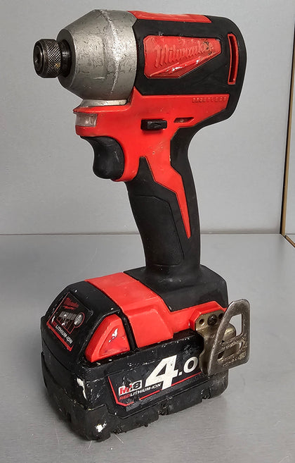 Milwaukee Brushless 18V Impact Driver With 4.0AH Battery (No Charger)