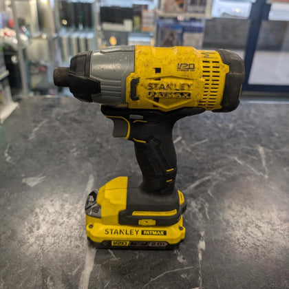 Stanley Fatmax SFMCF800N V20 18V Lithium-Ion Cordless Impact Driver Body & 2.0AH Battery Only