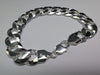BRAND NEW HEAVY SILVER CURB BRACELET