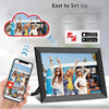 Frameo Digital Photo Frame, 10.1 Inch Smart Wifi 10.1" Art 32GB