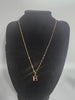 14CT 585 Gold Necklace With H Pendent 1.8G 18'' IN LENGTH INCLUDING PENDANT
