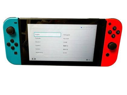 Nintendo Switch with Neon Blue and Neon Red Joy‐Con Console Neon Blue and Red