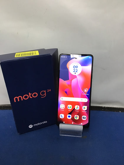 Motorola Moto G24 - 128 GB, Matt Charcoal