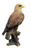 EAGLE PERCHED ON WOOD LOG, STATUE, 26" High, 11" Width, !!BRAND NEW!!