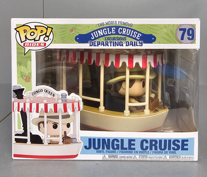 Funko Pop Rides: Jungle Cruise- Skipper Mickey w/Boat 79 **Collection Only**.