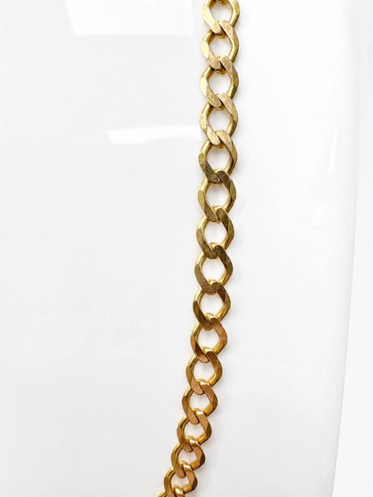 9ct Gold Curb Chain **24 Inches in length** **0.5mm In width** **11.23G* **Hallmarked**