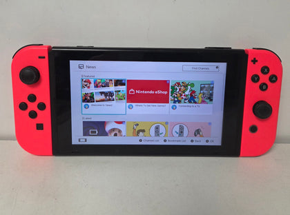 Nintendo Switch Console With Red Joy-Cons & 2 Games (1 Unboxed)