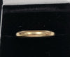 9CT - Yellow gold band ring - 2.33g - size N - Hallmarked