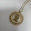 18K Gold Necklace, 750 Hallmarked, 4.4Grams with Unique 9K ST Christopher Pendant 3.5Grams, Approx. 20" Length