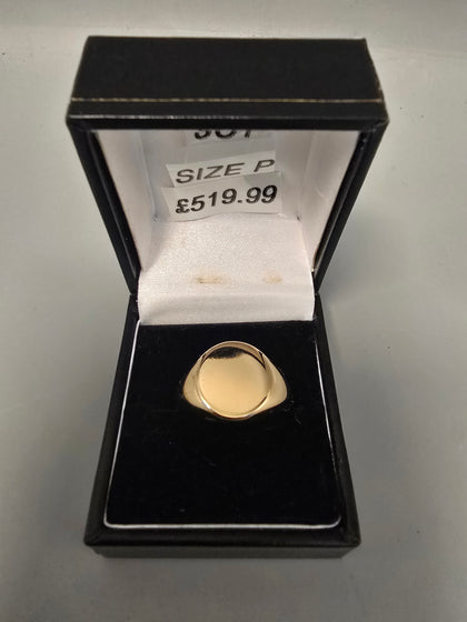 9ct Gold Ring 37514.7G Size P