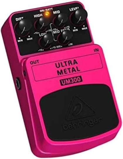 Behringer Um300 Ultra Metal Distortion Effects Pedal For Heavy Metal **Collection Only**
