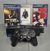 Sony PlayStation 2 Console, Black + 3 Games